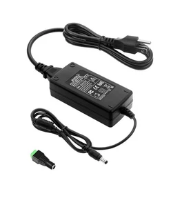 Alimentatore DC 12V 5A Adattatore Convertitore Trasformatore Ingresso AC 100-240V - Foto 1 di 7