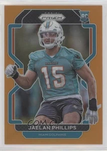 Panini Prizm Rookie Orange Prizm 2021/249 Jaelan Phillips #377 Rookie RC - Imagen 1 de 3