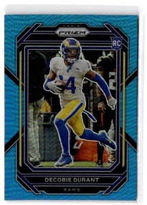 2022 Panini Prizm Decobie Durant RC #347 Light Blue Los Angeles Rams - Picture 1 of 2