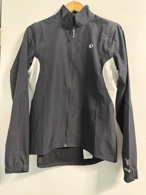 Pearl Izumi выбрать женщин барьер куртка - черный и белый - размер L - трансформируемый - Изображение 1 из 4