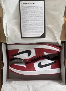 🔥 Nike Air Jordan 1 Retro Low Golf Chicago 2022 Taglia 9 Autentiche Nuove DS - Foto 1 di 6
