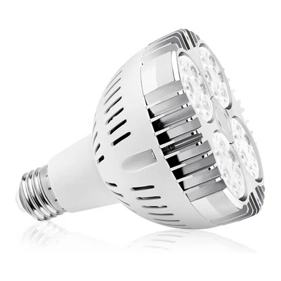 35W E26 PAR30 LED Bulb 6000K 2800lm Spotlight With Inbuilt Fan, White, FAST SHIP - Image 1 of 4