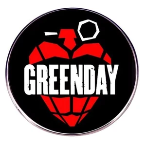 Green Day Grenade  Round - Enamel Pin - Picture 1 of 1
