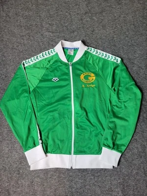 Chaqueta de natación Arena Gator Team Warm-Up Relaxe talla L verde cremallera completa Foto 1 de 4