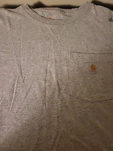 Carhartt unisex Loose Fit Midweight Short Sleeve T-Shirt Gray, Size Small - Picture 1 of 3