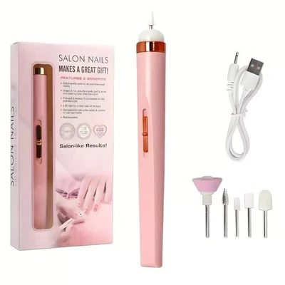 Trapano per lima per unghie USB portatile - Set di macchine per manicure pedi... - Immagine 1 di 4