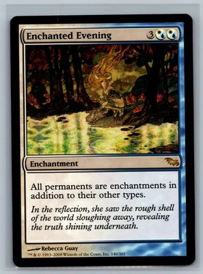 Magic The Gathering Shadowmoor Enchanted Evening #140/301 MTG TCG CCG - Image 1 of 2