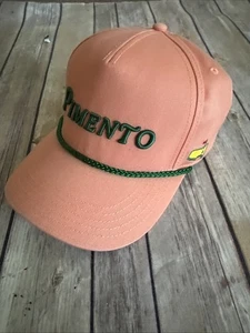 2024 Masters PIMENTO Embroidered Rope Hat Augusta National Snapback Golf - New - Picture 1 of 7