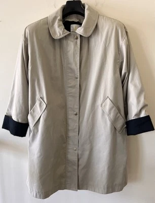 Misty Harbor - Gabardina para mujer - Beige - Forro negro con cremallera - Talla 18W Foto 1 de 4