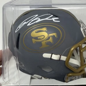 RICKY PEARSALL HANDSIGNIERTER RIDDELL 49ERS SLATE MINI FOOTBALL HELM BAS COA - Bild 1 von 5