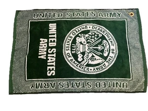 Asciugamano da golf sportivo ricamato US Army verde - Foto 1 di 2
