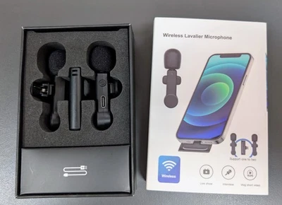 UI Wireless Lavalier Mikrofon für USB-C - Bild 1 von 2