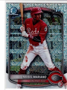 Mega caja Naibel Mariano Cincinnati Reds 2025 Bowman cromo 1st Bowman ** - Imagen 1 de 2
