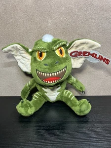 Stripe Gremlins Soft Toy Plushie With Zipped Pocket - 25cm Green- New With Tags - Picture 1 of 9
