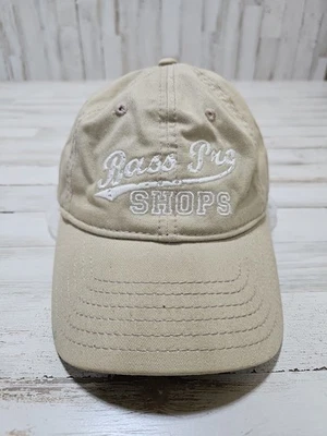 De Colección Bass Pro Shops Distressed Script Hechizo Caqui Bronceado Correa Ajustable Sombrero Unisex Foto 1 de 4