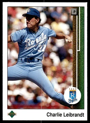 Charlie Leibrandt 1989 Upper Deck #637 Kansas City Royals - Image 1 of 2