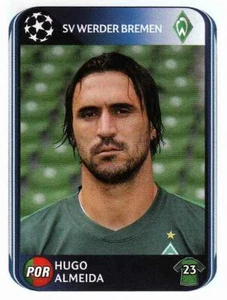 Panini Sticker Champions League 2010/2011 Nr. 37 Hugo Almeida SV Werder Bremen - Picture 1 of 1
