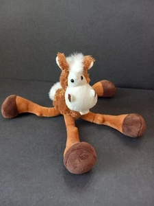 Melissa Doug Princess giocattoli morbidi gambe allampanate cavallo peluche pomello imbottito ginocchia pony - Foto 1 di 10