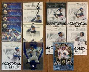 GARY SHEFFIELD 14 NUMBERED card lot NM Braves Yankees Dodgers Tigers Marlins - Picture 1 of 5