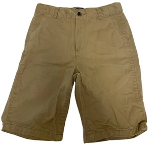Children's Place Boys size 12 Stretch Chino Shorts Brown Tan Adjustable Waist - Picture 1 of 7