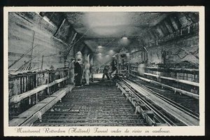 AK aus Rotterdam Bau des Maastunnels Niederlande (4) - Imagen 1 de 2