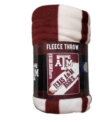 NCAA College University of Texas A&M Aggies Throw Blanket Gift SEC Cover