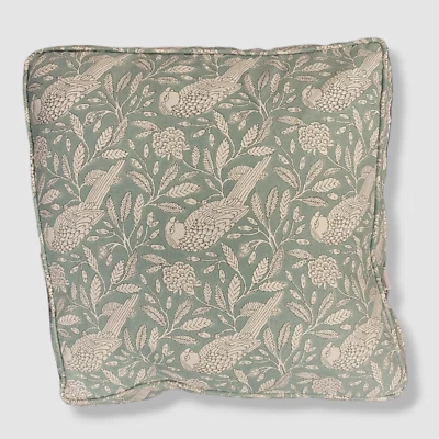 $186 25 Mackenzie Lane Green Spa Bird Box Pillow 20in" - Image 1 of 3