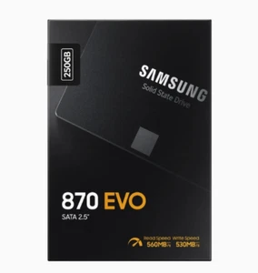 SAMSUNG SSD 870 EVO 2.5 SATA III Solid State Drive 250GB 500GB 1TB - Picture 1 of 3