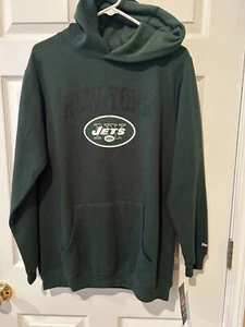 New York Jets Official NFL/Reebok Kids Green Hooded Sweatshirt Size Youth XL - Bild 1 von 10