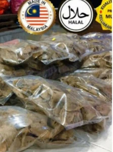 Snacks secos Keropok Ikan crujientes 500G galletas de pescado - Imagen 1 de 4