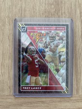 San Francisco 49ers Trey Lance Power Plus 2022 Panini Don Russ NFL Card