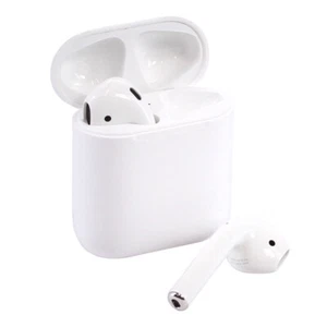 Apple AirPods 2 with Wireless Charging Case & MFI Cable - White - Picture 1 of 3