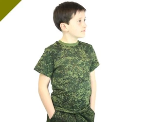 CAMISETA PINZAS NIÑOS JÓVENES CAMUFLAJE EXTERIOR SENDERISMO CAMPING PAINTBALL - Imagen 1 de 2