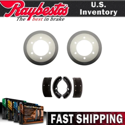 Kit trasero tambores de freno y zapatas de freno para Chevrolet W5500HD Tiltmaster 2004 NUEVO Foto 1 de 4