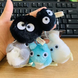 5pcs/Set Totoro Spirited Away Anime Plush Doll Keychain Bag Chain Pendant - Picture 1 of 11