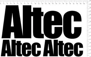 Altec Holzhäcksler Aufkleber Set - Bild 1 von 1