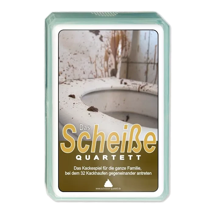 das Scheiße Quartett Anaconda das rheinische Schimpfwortspiel Kartenspiel