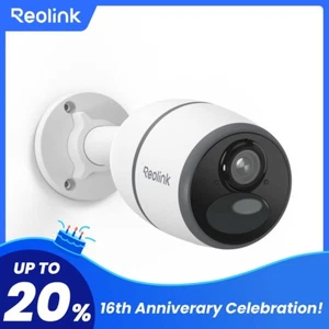 Reolink 2K 4G LTE Battery Security Camera Outdoor Wire Free PIR 2 Way Audio - Picture 1 of 12