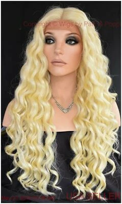 PELUCA SUIZA ENCAJE FRONTAL PARTE LARGA ONDULADA AMIGABLE CON EL CALOR COLOR 1362 Foto 1 de 4