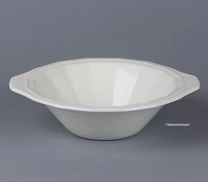 Homer Laughlin BLANCO COLONIAL: Cuenco de cereales con orejetas, ¡COMO NUEVO! - Imagen 1 de 3