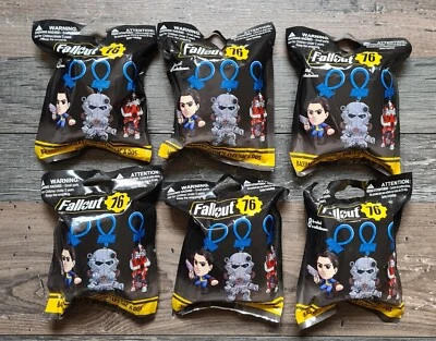 6x Fallout 76 Backpack Hanger Schlüsselanhänger Set Sammlung - Bild 1 von 4