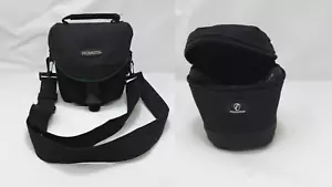 DLSR Camera Case w/strap plus Pearstone Single Lens Case Combo Lot - Picture 1 of 15