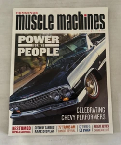 April 2021 Hemmings Muscle Machines Magazine Impala Camaro 77 Trans Am Bandit - Picture 1 of 5