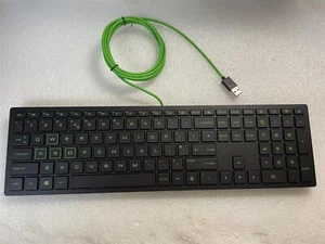 HP Pavilion Videojuego L20803-031 UK Inglés Verde Cableado Teclado Poder Cheddar - Imagen 1 de 4