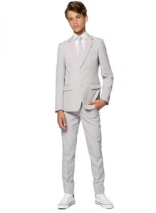 OppoSuits NEW Boys Groovy Grey Suit Size 12 Y New In Box - Picture 1 of 5