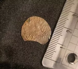 6 deniers sou charles ii coin hammered and clipped 1684-1688 - Picture 1 of 3