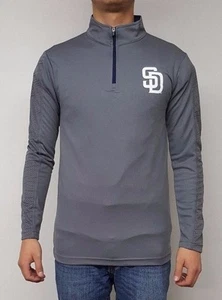 San Diego Padres Herren Langarm Polyester T-Shirt von Majestic TX3 Cool - Bild 1 von 2