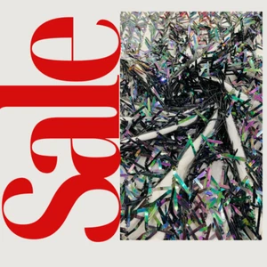 NEW  - Sword Sequins Fabric/Big Sequins Fabric Mesh/54 Inches Wide By Yard. - Picture 1 of 4