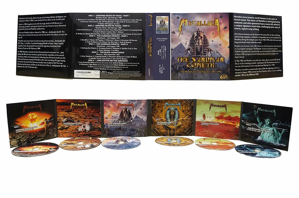 METALLICA - The Sandman Cometh - The Broadcast Anthology 1983-1996 - Brand NEW  - Image 1 of 1