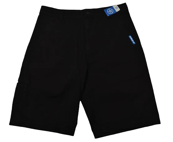 Черные мужские хлопковые шорты Unit Riders SIEGE с пятью карманами - Изображение 1 из 2